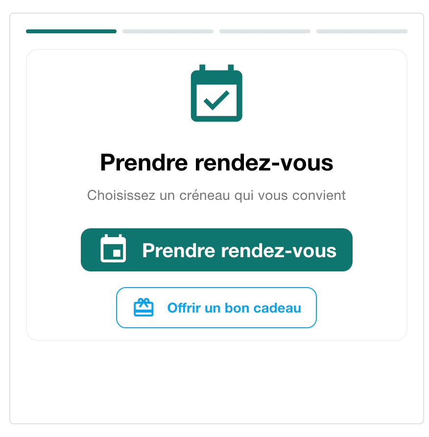 Page de réservation
